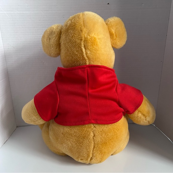 Disney WINNIE THE POOH plush red shirt 16 inches sitting height - Picture 3 of 7